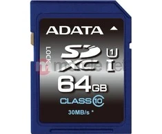 Atminties kortelė Adata Premier SDXC UHS-I U1 64GB