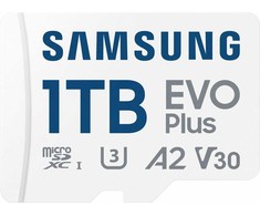 Atminties kortelė Karta Samsung EVO Plus 2024 Micro SDXC 1 TB Class 10 UHS-I/U1 A2 V30 (MB-MC1T0SA/EU)