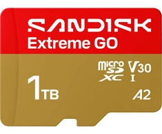 SanDisk Extreme GO 1 TB Micro SDXC UHS-I atminties kortelė
