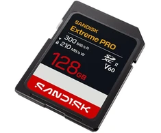 Atminties kortelė Karta SanDisk Extreme PRO - Karta pamięci flash - 128 GB - Video Class V60 / UHS-II - SDXC UHS-II (SDSDXEM-128G-GN4IN)