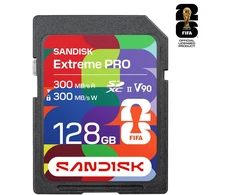 Atminties kortelė Karta SanDisk Extreme PRO FIFA World Cup 2026 Edition SDXC UHS-II 128GB V90 UHS-II (SDSDXDM-128G-GN4IH)