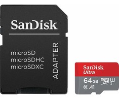 SanDisk Ultra Micro SDXC 64 GB Class 10 UHS-I/U1 A1 kortelė (SDSQUAB-064G-GN6TA)
