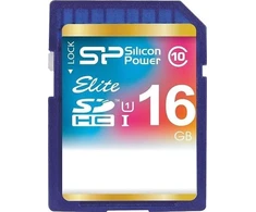 Silicon Power Elite SDHC 16 GB Class 10 UHS-I/U1 (SP016GBSDHAU1V10) atminties kortelė