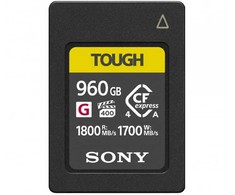 Atminties kortelė Sony CFexpress A tipo 960 GB TOUGH rašymo/rašymo 1800/1700 MB CEAG960T