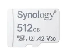 Atminties kortelė Kortelė Synology Micro SDXC pramoninė (512GB, 3D NAND, 100MB/s, V30/U3/A2, IPX7) (MSD01-512G)