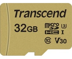 Atminties kortelė TRANSCEND 32GB UHS-I U1 Micro SD su adapteriu SD