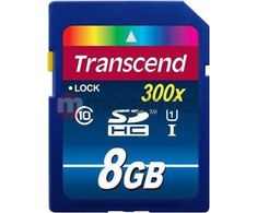 Atminties kortelė TRANSCEND 8GB SDHC Class10 UHS-I 300X