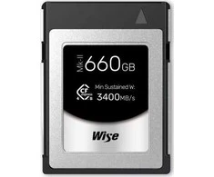 Atminties kortelė - Wise 660GB CFexpress Type B PRO Mk II 3700MB/s 3600MB/s