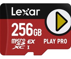Atminties kortelė Lexar 256GB Micro SDXC Express PLAY Pro Express 7.1 UHS-I C10 U3 V30 kortelė