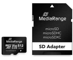 Karta MediaRange MR947 Micro SDXC 512GB UHS-I Klasa 10