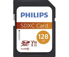 Atminties kortelė „Philips“ SDXC kortelė 128 GB, 10 klasės UHS-I U1