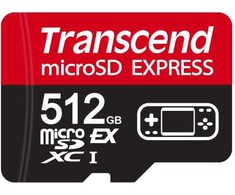Atminties kortelė Transcend mSD EXPRESS 512GB SD7.1, paruoštas 2 jungikliui