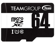 TeamGroup atminties kortelė Team Group 64 GB Micro SDXC UHS-I 10 klasė (TUSDX64GCL10U03)