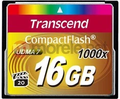 Atminties kortelė Transcend Compact Flash 16GB 1000x