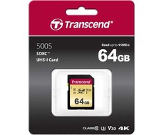 Atminties kortelė Transcend (TS64GSDC500S)