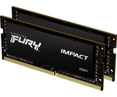 Nešiojamo kompiuterio atmintis „Kingston KF426S15IB1K2/32“ 32 GB 2666 MHz DDR4 CL15 SODIMM (2 komplektai) 1 Gx8 FURY Impact | Kingstonas