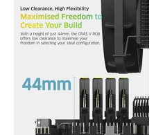 Atmintis Klevv CRAS V 32GB (2x16GB) DDR5 Gaming RAM 6400MHz CL32 Memory Module Kit moduł pamięci 288-pin DIMM (KD5AGUA80-64A320G)