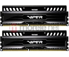 RAM PATRIOT atmintis 16 GB (2 x 8 GB) PC3-12800 (1600 MHz) rinkinys - 16 GB - 2 x 8 GB - DDR3 - 1600 MHz - 240 kontaktų DIMM