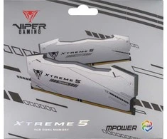 Patriot Viper Gaming RGB XTREME 5 DDR5-6400 RAM, CL 32, Intel XMP 3.0 – 32GB Dual Kit, juodas