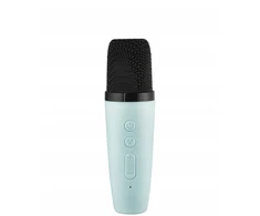 Atmosphera „Bluetooth“ garsiakalbis su karaoke mikrofonu 2 viename vaikams „Kiddoboo Kidsvoice Junior“ / „Kbt3blu“ / mėlynas