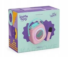 Atmosphera Garsiakalbis Mikrofonas Rinkinys 2w1 Karaoke Dla Dziecka Dzieci Kidooboo Kidsvoice / Kb23028pnk Rožinė