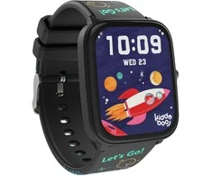 Atmosphera Išmanusis laikrodis vaikams, žingsniamatis, žaidimai / Kidoboo, juodas / 019 Lite C2