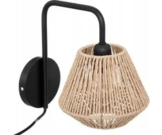 Atmosphera Sieninis šviestuvas su Jily austu gaubtu, metalinis, Ø 18 cm