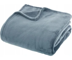 Atmosphera Fleece Vilnos antklodė UNI 180 x 230 cm, mėlyna spalva