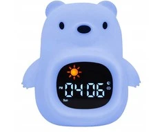 Atmosphera Naktinė lemputė Silikoninė Meškiukas Žadintuvas Data Muzika RGB Apšvietimas 1800mAh / JL822 / Meškiukas
