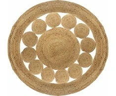 ATMOSPHERA Carpet Dekoratyvinis kilimas iš džiuto, Ø 120 cm, apvalus