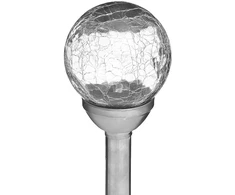 Atmosphera Saulės energija varomas rutulinis LED sodo šviestuvas Ø6 cm
