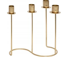 Žvakidė Atmosphera 204307, metalas, H20 cm, aukso