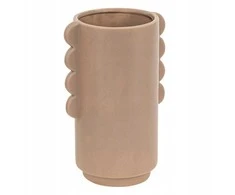 Atmosphera WAVY BLISS keraminė vaza, Ø 13 cm