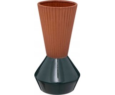 Atmosphera Vaza ALICANTE, terakotos su žalia, 25 cm