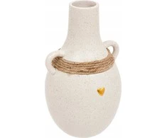 Atmosphera FLORAL keraminė vaza, 22 cm