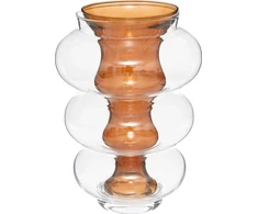 Atmosphera MATALI dvigubo stiklo vaza, 36 cm