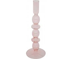 Atmosphera Žvakių laikiklis ilgai žvakei, stiklinis, 25,7 cm