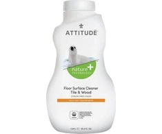 Attitude Attitude, grindų plovimo skystis (medžio ir terakotos) Citrinų oda (Citrus Zest), 1050 ml