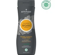 Attitude Attitude, MEN, šampūnas ir kūno plovimo skystis 2: 1, SORTES MEN, 473 ml