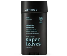 Attitude Super Leaves, Dezodorant w sztyfcie, dla mężczyzn - Eukaliptus i Szałwia, 75 g (ATT07424)