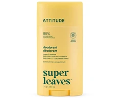 Attitude Attitude Super Leaves, Dezodorant w sztyfcie, Earl Pilkas i świeży ogórek, 75 g