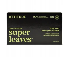 Attitude Attitude SUPER LEAVES, Kūno muilas, vyrams - Matcha ir Bergamot, 113 g