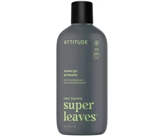 Attitude Attitude SUPER LEAVES, Żel pod prysznic, dla mężczyzn - Matcha i Bergamot, 415 ml