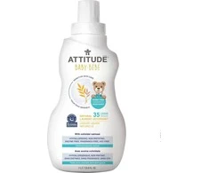 Attitude Jautrus odos Baby, Švelnus Baby Fabric Skalbimo skystis, 35 skalbimo, 1L