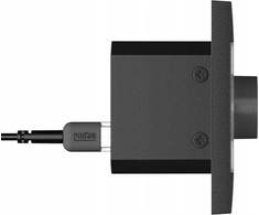 Audac AUDAC NCP105/B Universal PoE tinklo plokštė, juoda versija