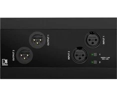 Audac AUDAC NWP222/B Tinklo garso įvesties ir išvesties skydelis - 2 x XLR įvestis ir išvestis + BT (4 x 2 CH) juodas