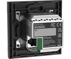 Audac AUDAC NWP320/W Tinklo garso įvesties skydelis - 2 x XLR + 3,5 mm lizdas + BT (4 CH) Balta versija