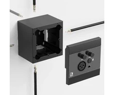 Audac AUDAC WB200/SB Sieninė tvirtinimo dėžutė WP ir DWP serijų plokštėms 80 x 80 mm, juoda versija