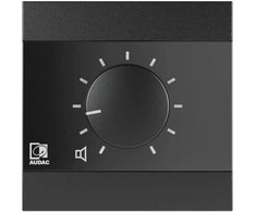 AUDAC WP200/B sieninis garso reguliatorius, juodas