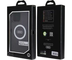 Dėklas Apple iPhone 13 Pro Max Audi IML Big Logo MagSafe (AU-IMLMIP13PM-Q5/D2-BK) juodos spalvos